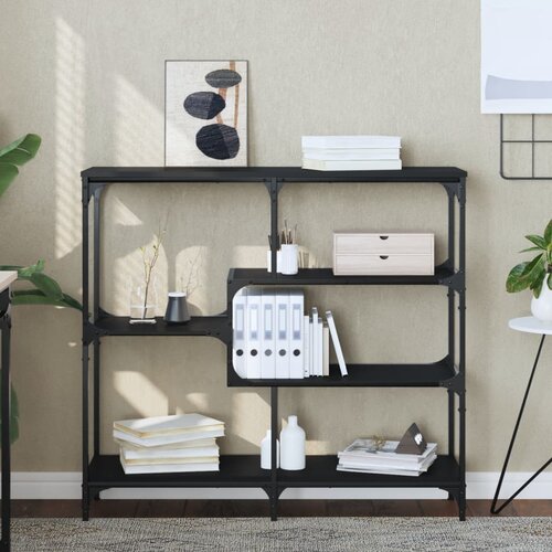  Konzolni stol crni 100 x 32 x 95 cm od konstruiranog drva Cene
