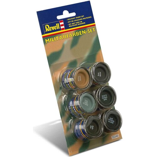 Revell Enamel Color - Military Paint Set Cene