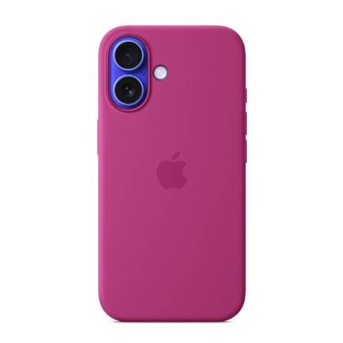 Apple iphone 16 silicone case with magsafe MYY53ZM/A - fuchsia Cene