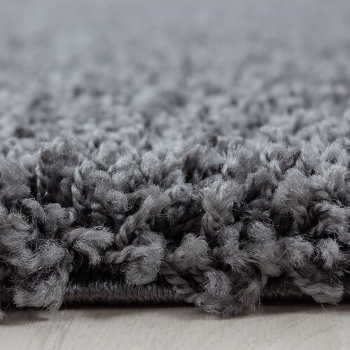 Ayyildiz Carpets Temno siva okrogla preproga &amp;oslash; 160 cm Life &amp;ndash; Slike