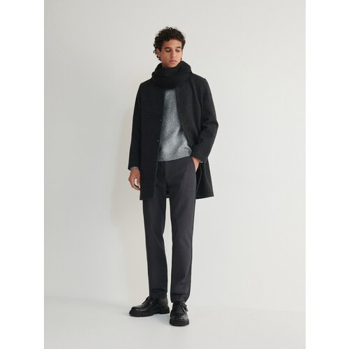 Reserved - Chino slim fit hlače - crno Slike