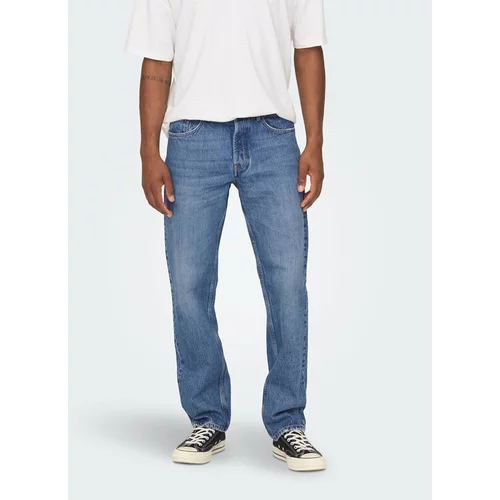 Only & Sons Jeans hlače Edge 22024939 Modra Loose Fit
