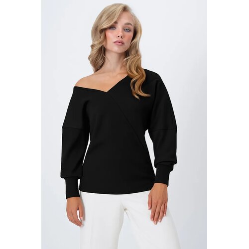 Trend Alacati Stili Ženska bluza Alc-X14564, Crna Cene