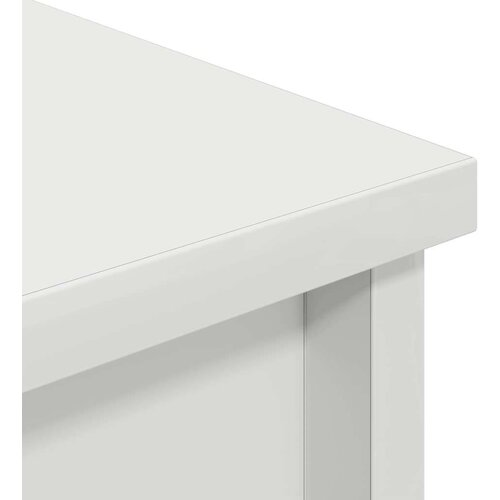 VidaXL Visoka omara bel 37,5x35x180 cm inženirski les Slike