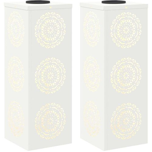  Solarna LED svjetlost za stazu 2 pcs Bijelo Slike