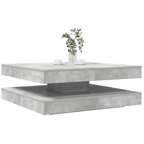 vidaXL Klubska mizica betonsko siva 90x90x34,5 cm Cene