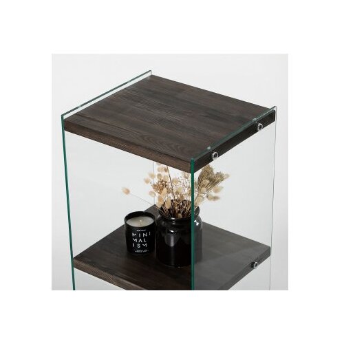 Hanah home polica za knjige aqua 3 anthracite Slike