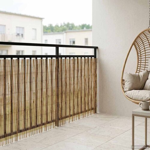  Vrtna Ograda Karbonizirano 1000 x 90 cm Trska Slike