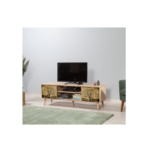 Woody Fashion TV komoda Truva Hrast Slike