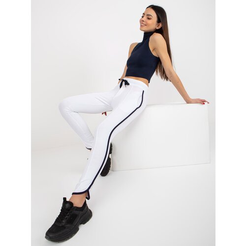 RUE PARIS Sweatpants-LO-DR-LK-239.43P-white Slike