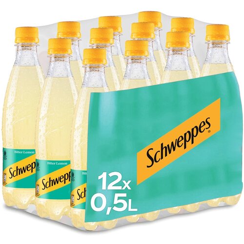 Schweppes bitter lemon gazirani napitak, 12 fla&amp;scaron;a Slike