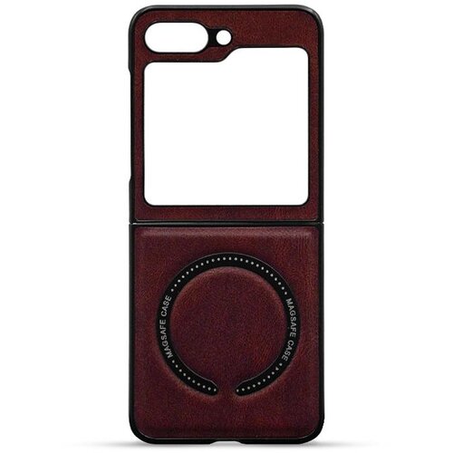  Maska za telefon MAGSAFE LEATHER CASE za Samsung Z FLIP 5, Bordo Cene