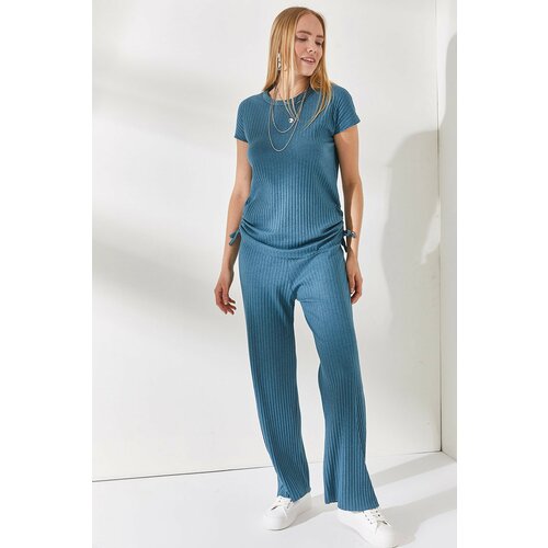 Olalook Two-Piece Set - Blue - Relaxed fit Cene