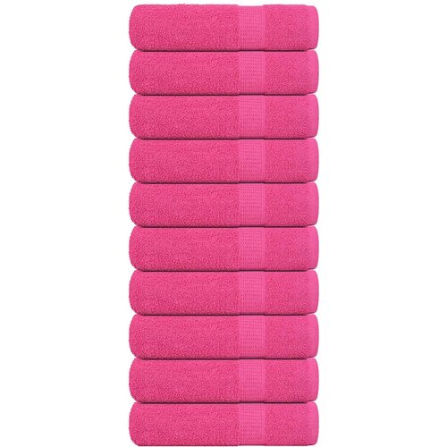Furnova Brisače za roke 10 kos roza 50x100 cm 360 gsm 100% bombaž, (21916898) Cene