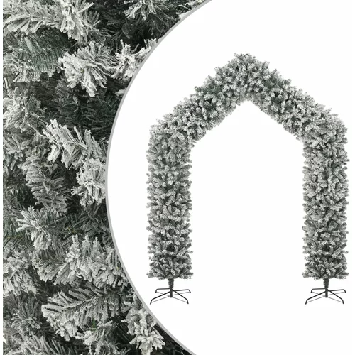 vidaXL Luk od božićnih drvca sa snijegom 270 cm