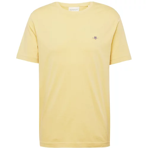 Gant Majica pastelno rumena