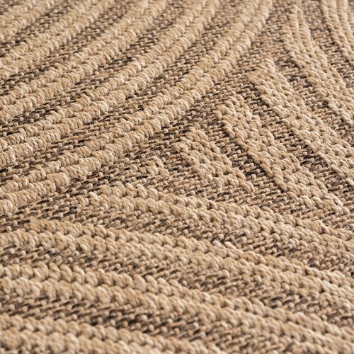 Ayyildiz Carpets Rjava okrogla notranja in zunanja preproga &amp;oslash; 80 cm Timber 1401 &amp;ndash; Slike