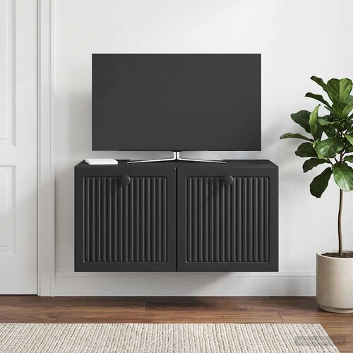 TV ormar za zid Zidne Crna 59,5 x 31 x 30 cm Konstruirano drvo Cene