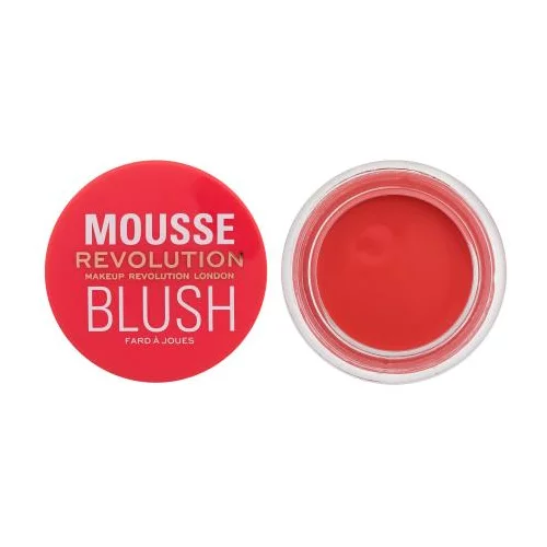 Revolution Mousse Blush mousse rdečilo 6 g Odtenek grapefruit coral