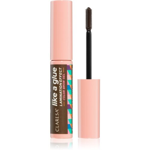 Claresa Like a Glue Lamination Effect dolgoobstojni gel za obrvi odtenek 02 Brown 8 g Cene