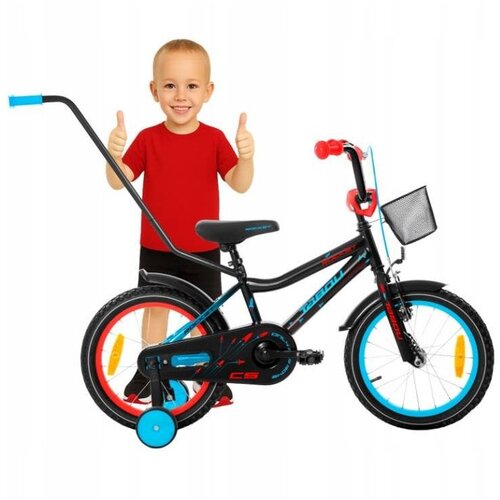  Tabou dječji bicikl Rocket 16&amp;quot; CS crno plavi Slike