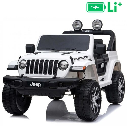 Beneo 12V JEEP Wrangler RUBICON 4x4 Li - auto na akumulator, bijeli Cene
