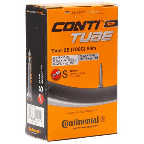  ZRAČNICA Continental 28X1-3/8X1-5/8 (28/37-609/642) FV 42MM, TOUR 28 (700C) SLIM Slike