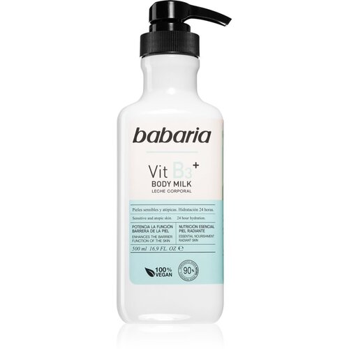 Babaria Vitamin B3 omek&scaron;avajuće hidratantno mlijeko za tijelo za sve tipove kože 500 ml Cijene