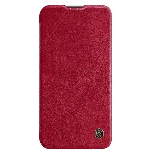 Nillkin Qin Leather Pro preklopna torbica z za&scaron;čito za kamero za Samsung Galaxy S23 &ndash; rdeča Cene