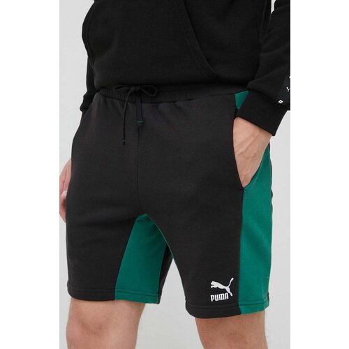 Puma Pamučne kratke hlače boja: crna Slike