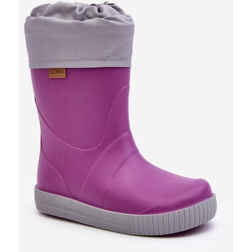 Kesi Children's Wellington Boots with Warmer Snow Wave Gokids Purple Cene