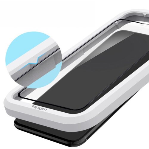 Spigen KALJENO STEKLO ALM GLASS FC ZA IPHONE 11 ČRNO ANTIREFLEKTIVNO, (21999446) Cene