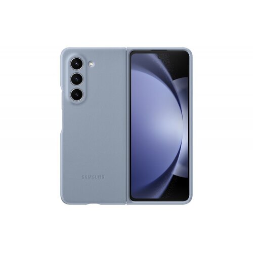 Samsung original Eco - Lether Cover usnjen ovitek EF-VF946PLE za Samsung Galaxy Z Fold 5 - zaščita zadnjega dela - moder Cene