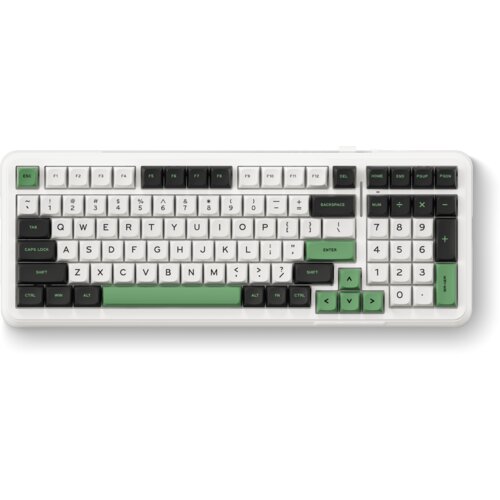 MCHOSE K99 (Green) - Wireless Gaming Keyboard 98% RGB (US English - ANSI), (21747615) Cene