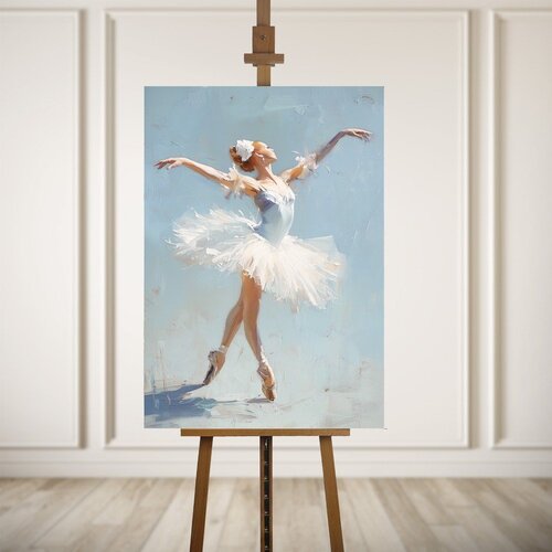 Styler Slika s ručno oslikanim elementima 70x100 cm Grace &amp;ndash; Slike