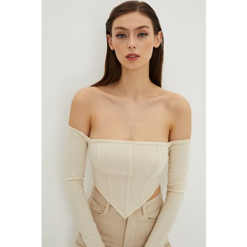 Cool & Sexy Women's Vanilla Back Zipper Crop Blouse B518 Cijene