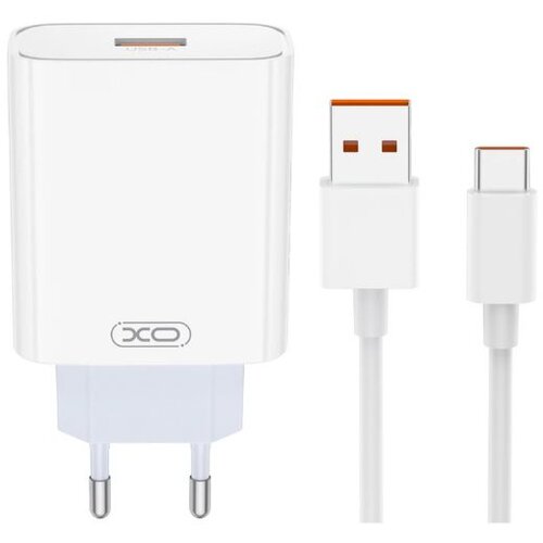 Kucni punjac XO L164 USB 120W fast kabal USB na C Slike