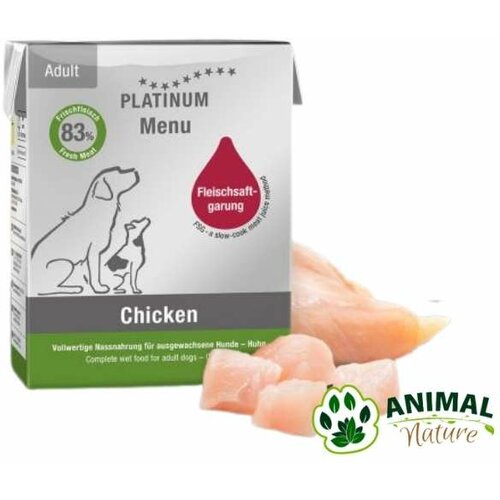 Platinum vlažna hrana za pse u konzervi sa piletinom Slike