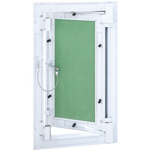 vidaXL Pristupna ploča Zelena, Srebrna Aluminij, Gips 350 x 200 x 12.5 mm Cijene