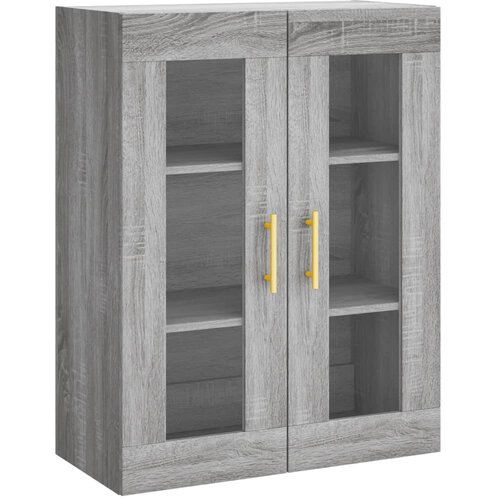 Maison Chic Stenska omarica - Zidna omarica siva sonoma 69,5x34x90 cm iu1207, (22062894) Cene