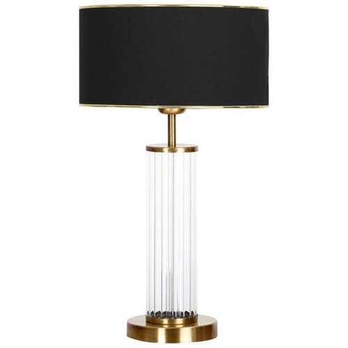 Opviq nuuk ayakli glass - black, gold blackgold lamp shade Slike