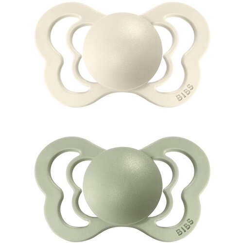 Bibs Couture Natural Rubber Size 1: 0+ months duda Ivory / Sage 2 kos Cene