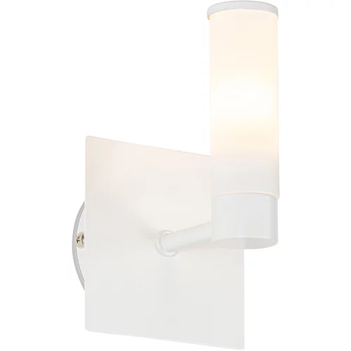 QAZQA Moderna kopalniška stenska svetilka bela IP44 - Bath