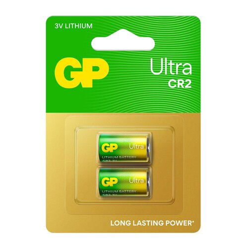 Gp CR2 Batterie ULTRA Lithium, 3V, 2er Slike