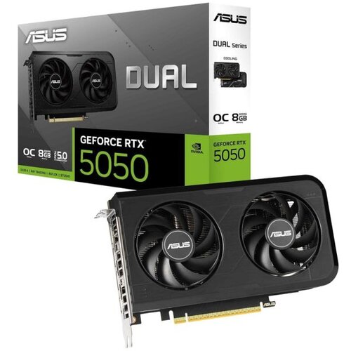 Asus VGA DUAL-RTX5050-O8G 8GB GDDR6 OC, 128-bit, 3x DP, 1x HDMI Cijene
