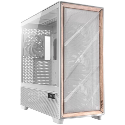 Antec FLUX PRO White EUV Full Tower White, Wood Slike