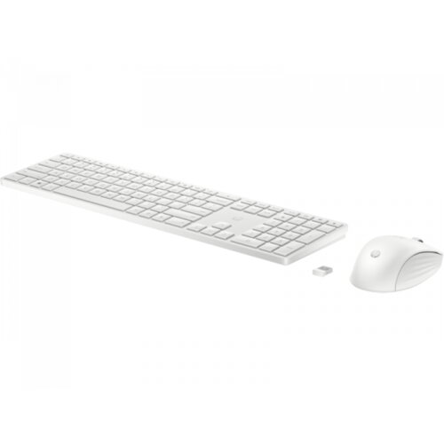 Hp Tastatura+miš 650 bežični set (4R016AA) SRB, bela Cene