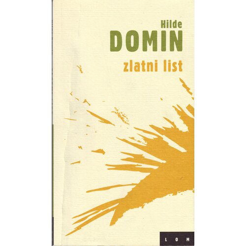 LOM Zlatni list - Hilde Domin Cene