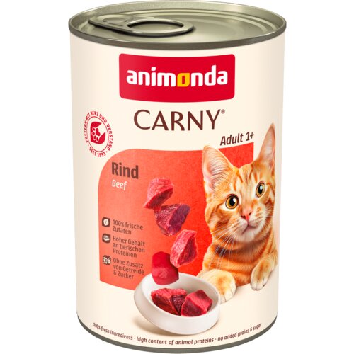  Ekonomično pakiranje animonda Carny adult 24 x 400 g - Govedina Cijene