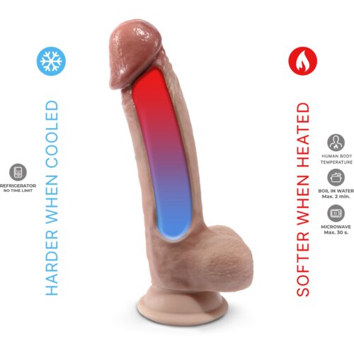 SilexD Dildo Premium Real Skin Model 1 (7&amp;quot;) Flesh Slike
